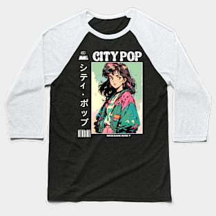 City Pop | シティ・ポップ Baseball T-Shirt